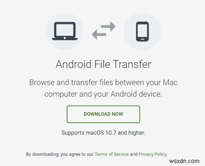 Dễ dàng kết nối điện thoại Android của bạn với máy Mac để truyền dữ liệu dễ dàng