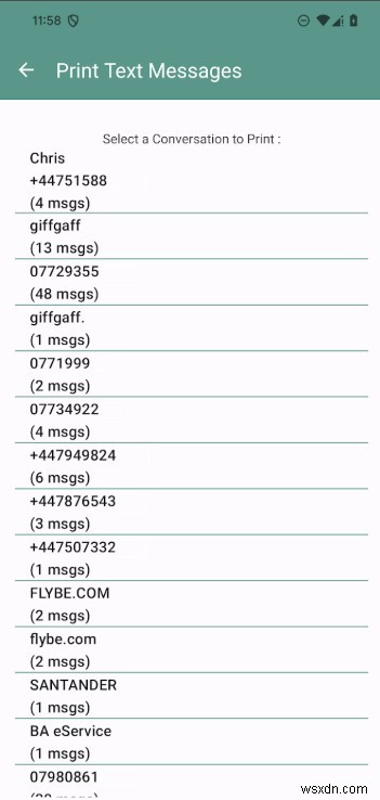 Ứng dụng hàng đầu để in tin nhắn văn bản trên iPhone và Android 