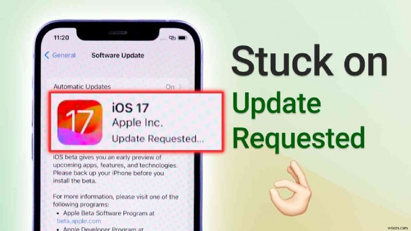 Cách khắc phục iPhone bị kẹt khi  Yêu cầu cập nhật  – Các bước nhanh 