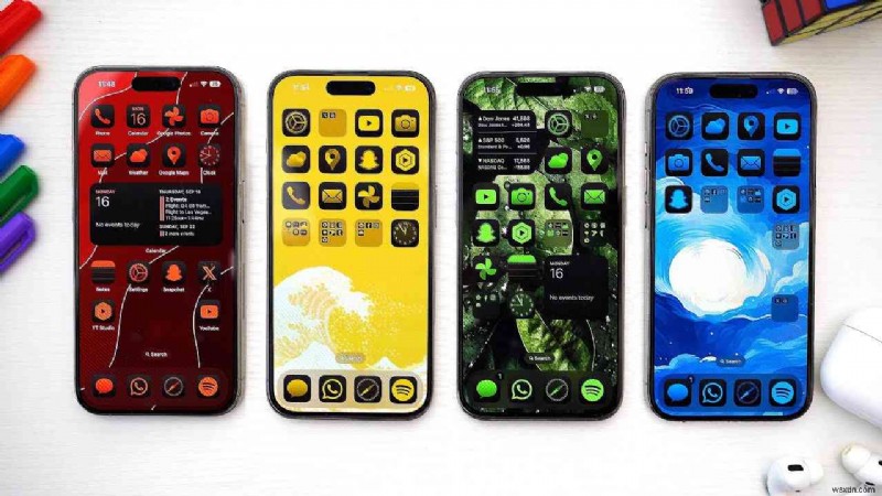 Những bố cục màn hình chính iPhone thẩm mỹ nhất giúp tăng năng suất 