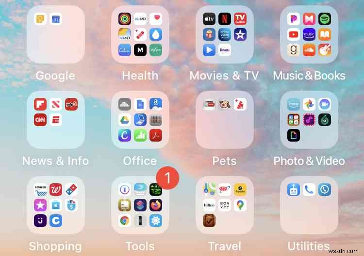 Những bố cục màn hình chính iPhone thẩm mỹ nhất giúp tăng năng suất 