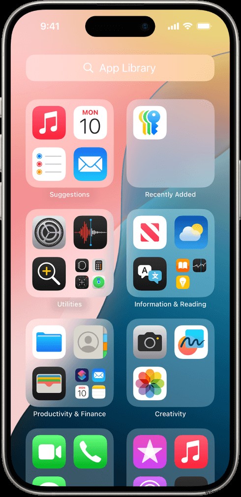 Những bố cục màn hình chính iPhone thẩm mỹ nhất giúp tăng năng suất 
