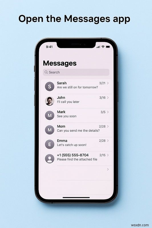 In tin nhắn văn bản cho tòa án:Hướng dẫn từng bước cho người dùng iPhone và Android 