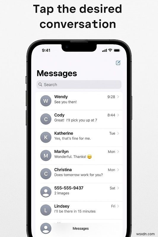 In tin nhắn văn bản cho tòa án:Hướng dẫn từng bước cho người dùng iPhone và Android 