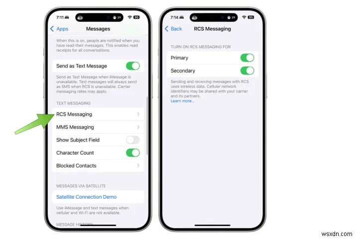 Cách bật và sử dụng tính năng nhắn tin RCS trên iPhone – Hướng dẫn từng bước 