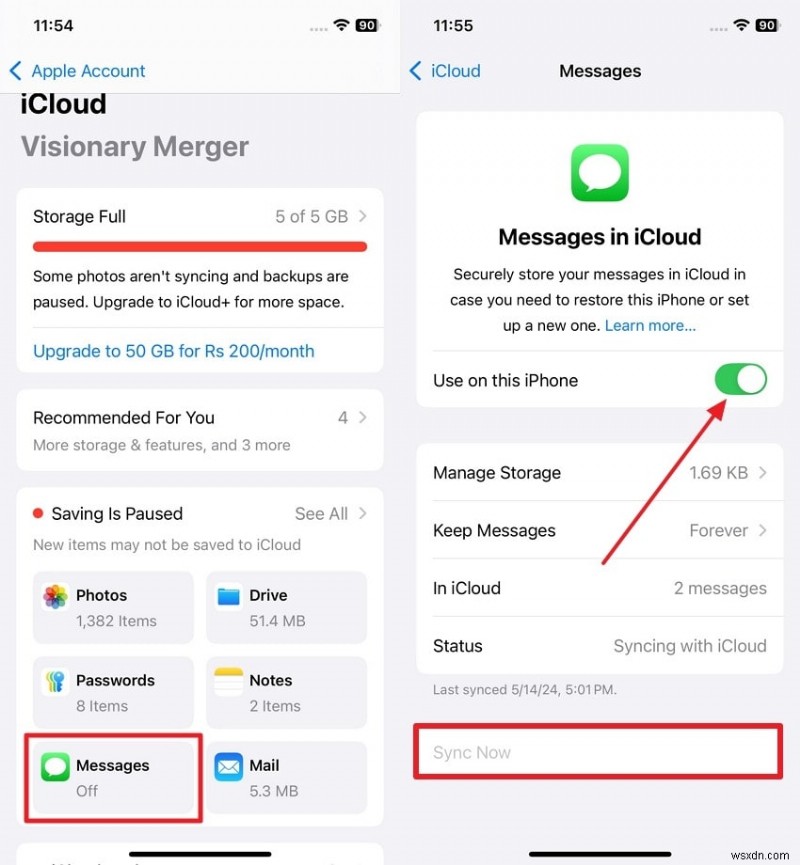 Giải quyết Đồng bộ hóa iCloud bị tạm dừng trên iPhone và iPad:Mẹo và cách khắc phục nhanh 