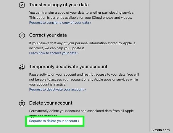 Xóa tài khoản iCloud của bạn một cách an toàn mà không mất dữ liệu 