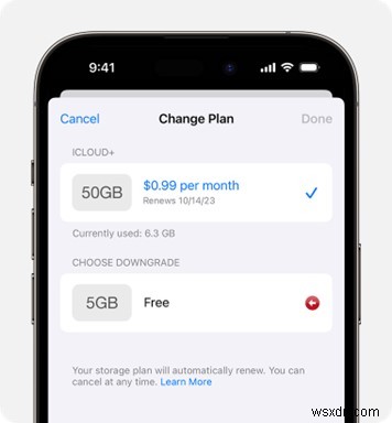 Hướng dẫn từng bước để hủy đăng ký bộ nhớ iCloud của bạn 