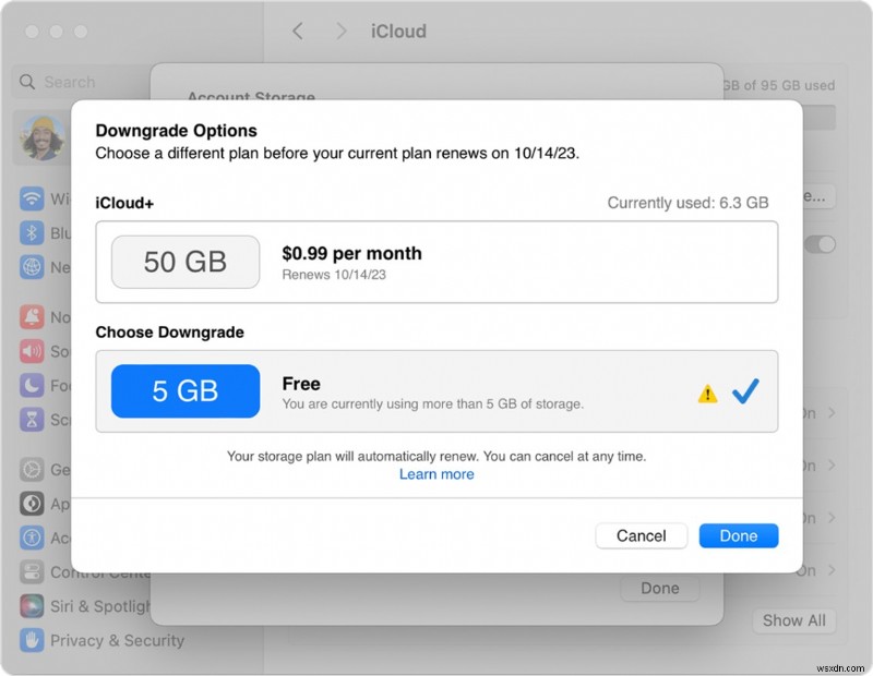 Hướng dẫn từng bước để hủy đăng ký bộ nhớ iCloud của bạn 