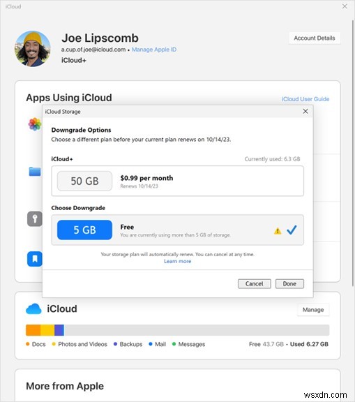 Hướng dẫn từng bước để hủy đăng ký bộ nhớ iCloud của bạn 