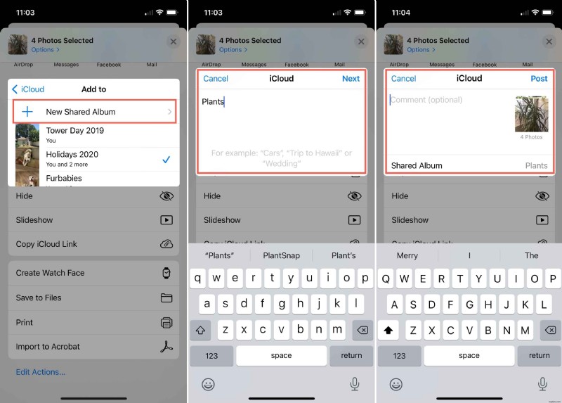 Cách chia sẻ album trên iPhone:Hướng dẫn từng bước 