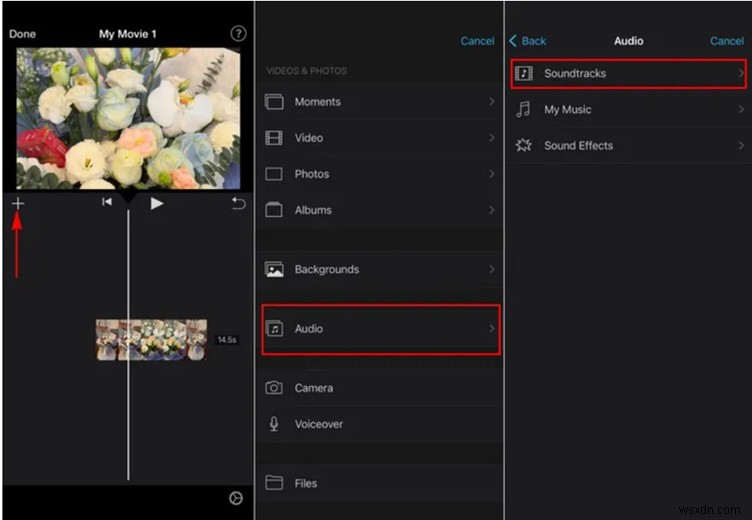 Hướng dẫn từng bước:Thêm nhạc vào iMovie trên iPhone (2026) 