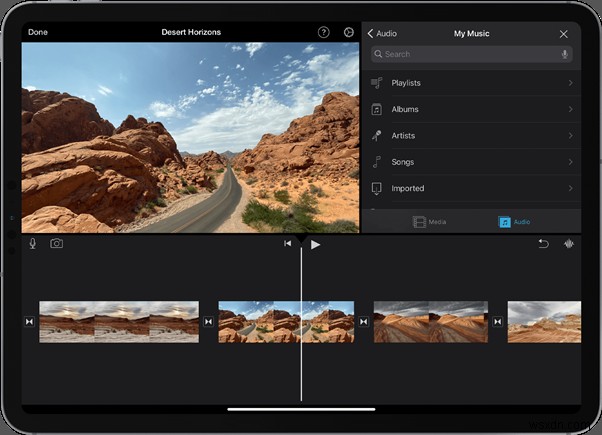 Hướng dẫn từng bước:Thêm nhạc vào iMovie trên iPhone (2026) 
