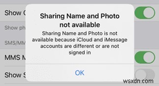 Giải quyết lỗi  Thiếu tên và ảnh  trên iOS 17:Hướng dẫn từng bước 