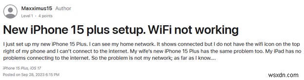 6 cách khắc phục đáng tin cậy cho sự cố kết nối Wi‑Fi của iPhone 15 