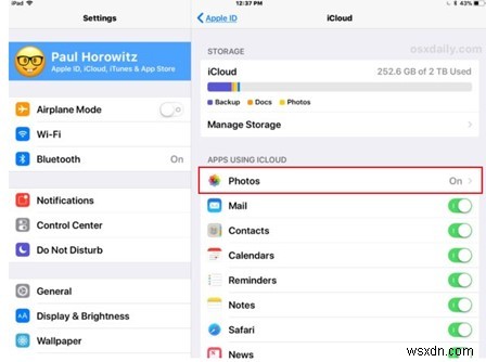 Hướng dẫn từng bước để tải ảnh iCloud xuống iPad của bạn 