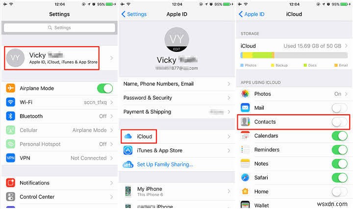 Cách đồng bộ hóa an toàn danh bạ iPhone với iCloud:Hướng dẫn từng bước 