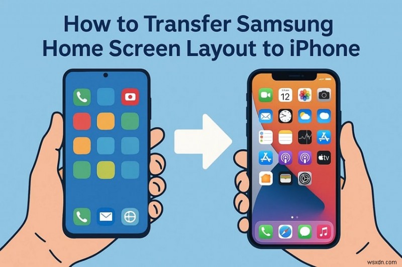 Chuyển liền mạch màn hình chính Samsung sang iPhone:Hướng dẫn từng bước 