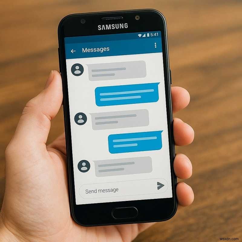 Hướng dẫn từng bước:In SMS từ điện thoại Samsung của bạn 