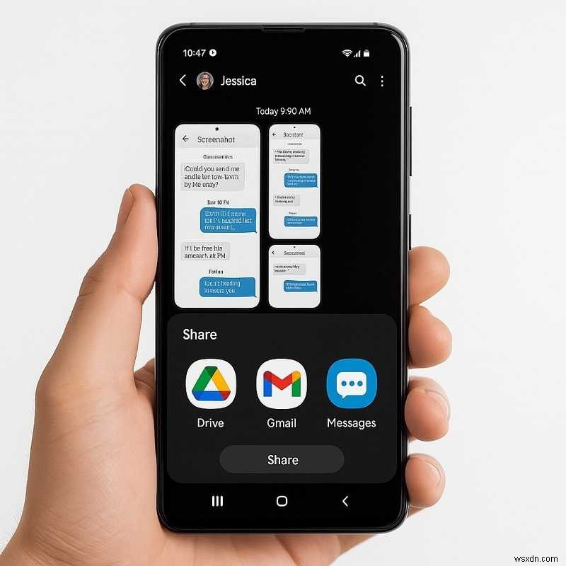 Hướng dẫn từng bước:In SMS từ điện thoại Samsung của bạn 