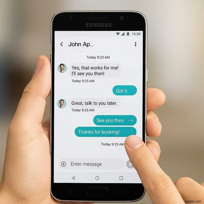 Hướng dẫn từng bước:In SMS từ điện thoại Samsung của bạn 