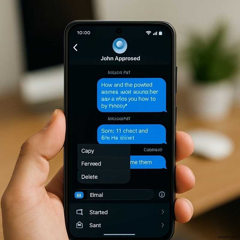 Hướng dẫn từng bước:In SMS từ điện thoại Samsung của bạn 