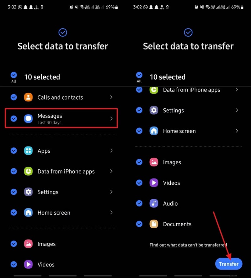 Phương pháp nhanh chóng và an toàn để chuyển tin nhắn iPhone sang Samsung 