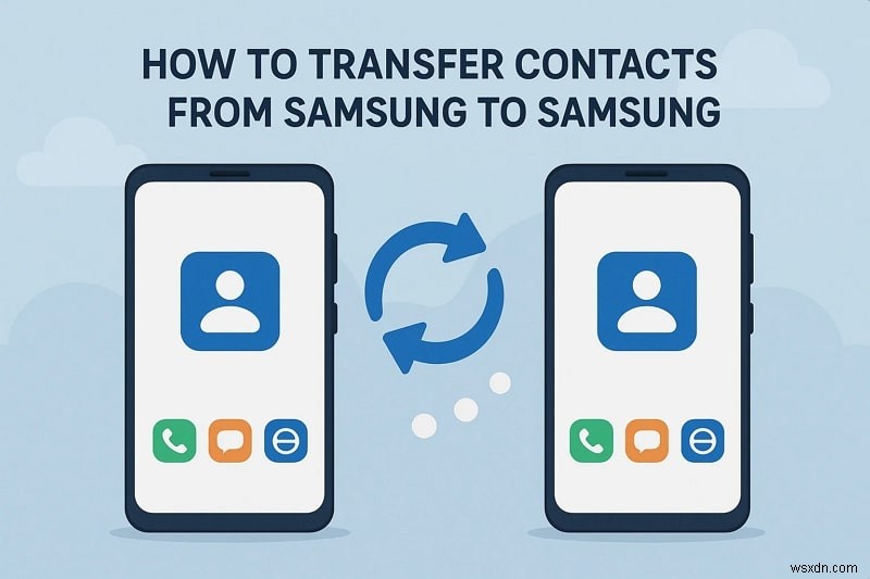 Chuyển danh bạ giữa các điện thoại Samsung:7 cách đơn giản, đáng tin cậy 