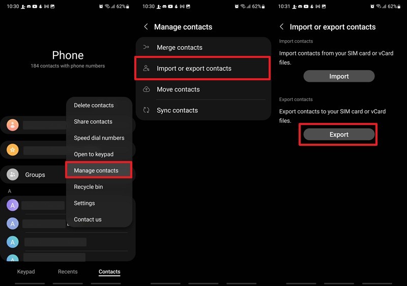 Chuyển danh bạ giữa các điện thoại Samsung:7 cách đơn giản, đáng tin cậy 