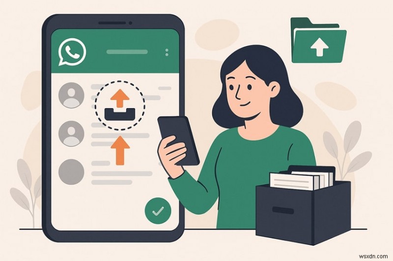 Khôi phục các cuộc trò chuyện WhatsApp đã lưu trữ trên iPhone của bạn:Hướng dẫn từng bước 