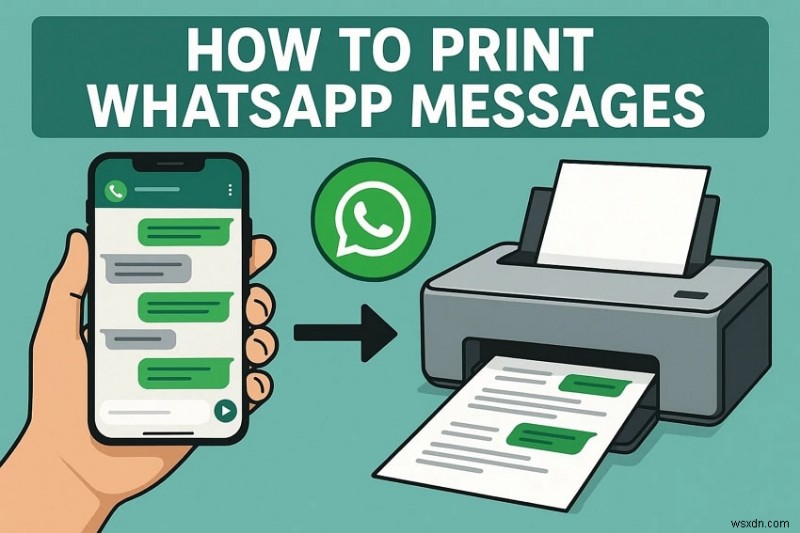 Cách in cuộc trò chuyện WhatsApp:Hướng dẫn từng bước 