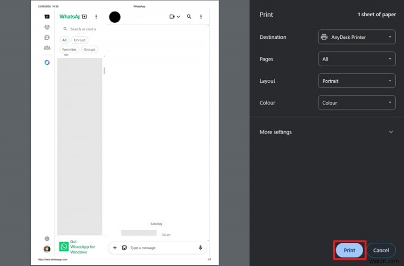 Cách in cuộc trò chuyện WhatsApp:Hướng dẫn từng bước 
