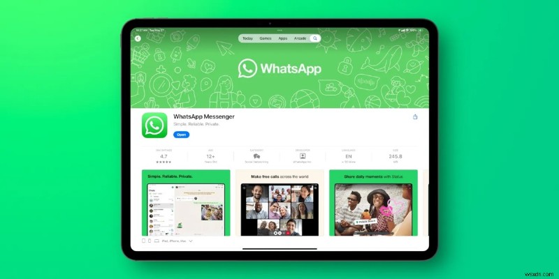 Hướng dẫn chính thức:Thiết lập WhatsApp trên iPad để nhắn tin liền mạch 