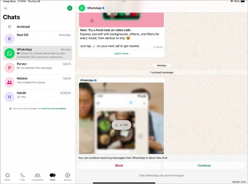 Hướng dẫn chính thức:Thiết lập WhatsApp trên iPad để nhắn tin liền mạch 