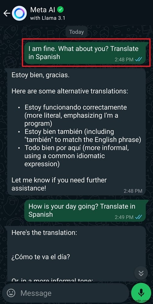 Tính năng dịch thời gian thực của WhatsApp:Cách sử dụng 