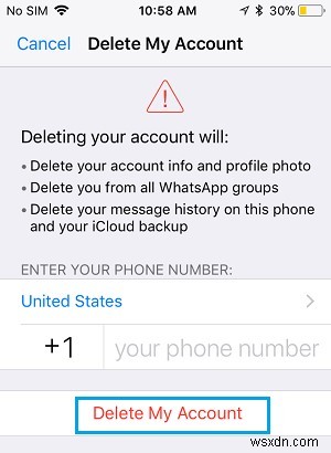 Cách xóa vĩnh viễn tài khoản WhatsApp của bạn:Hướng dẫn từng bước