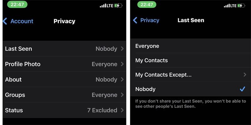 Cách khôi phục khả năng hiển thị lần cuối của WhatsApp trên Android và iPhone