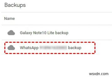 Giải quyết các bản sao lưu WhatsApp bị thiếu trên Google Drive:Hướng dẫn từng bước 