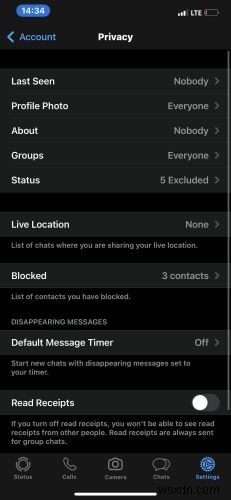 Vô hiệu hóa WhatsApp nhìn thấy lần cuối:Hướng dẫn bảo mật từng bước 
