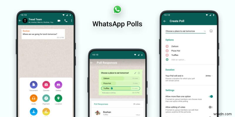 Tạo và chia sẻ cuộc thăm dò trên WhatsApp – Hướng dẫn từng bước 