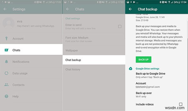 Cách chuyển dữ liệu WhatsApp giữa các điện thoại Android trong 6 bước đơn giản 