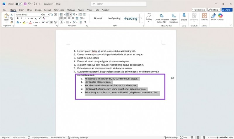 Cách đặt lại đánh số trong Microsoft Word:4 phương pháp đơn giản 