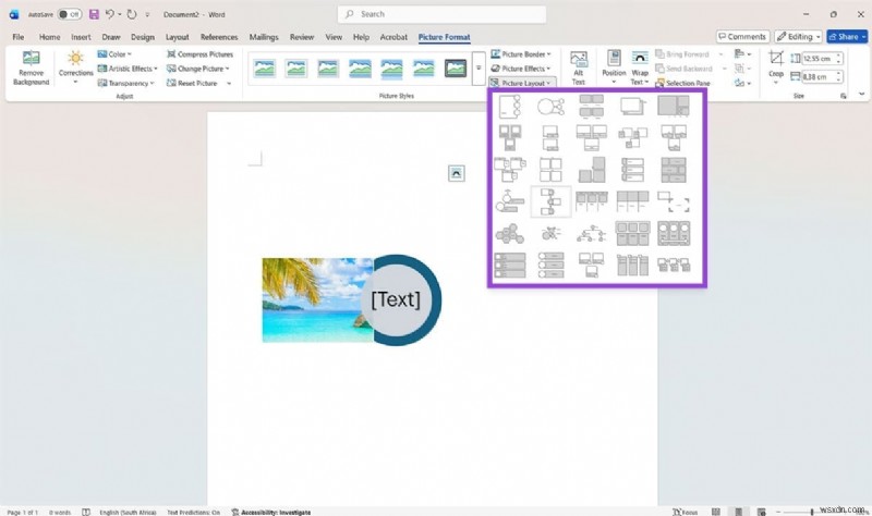 Chuyển đổi hình ảnh Word của bạn thành SmartArt:Hướng dẫn từng bước 