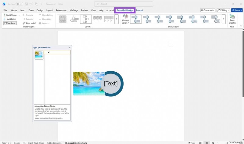 Chuyển đổi hình ảnh Word của bạn thành SmartArt:Hướng dẫn từng bước 