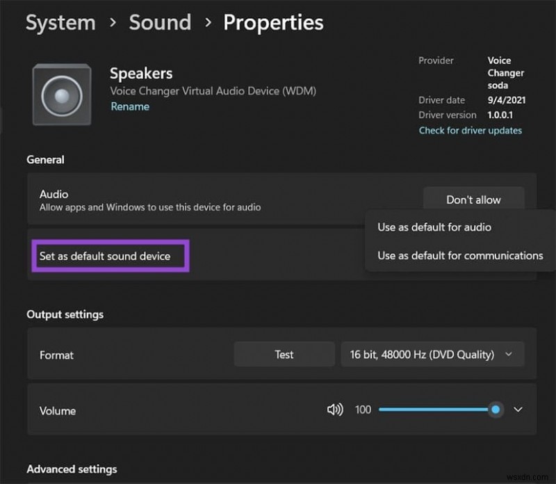 Đặt âm thanh trò chuyện của Xbox Party:Thay đổi thiết bị đầu vào/đầu ra trên PC 