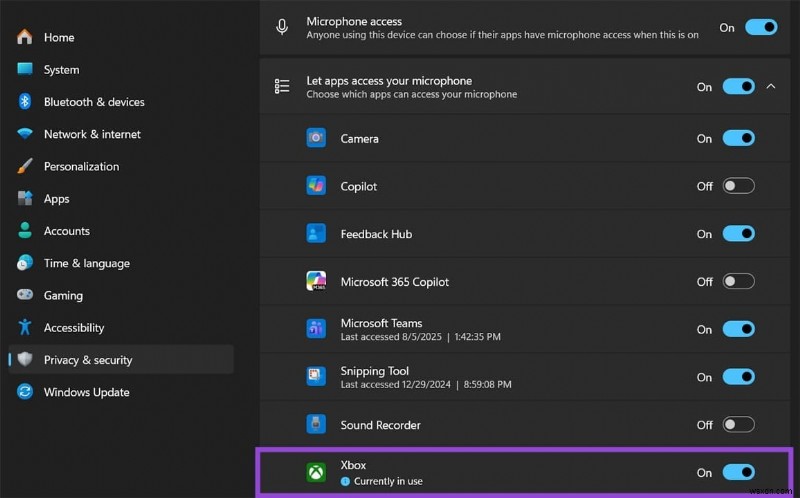 Đặt âm thanh trò chuyện của Xbox Party:Thay đổi thiết bị đầu vào/đầu ra trên PC 