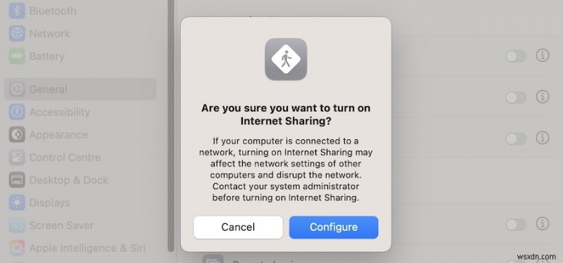 Chia sẻ kết nối Internet và mật khẩu Wi‑Fi của máy Mac của bạn:Hướng dẫn từng bước 