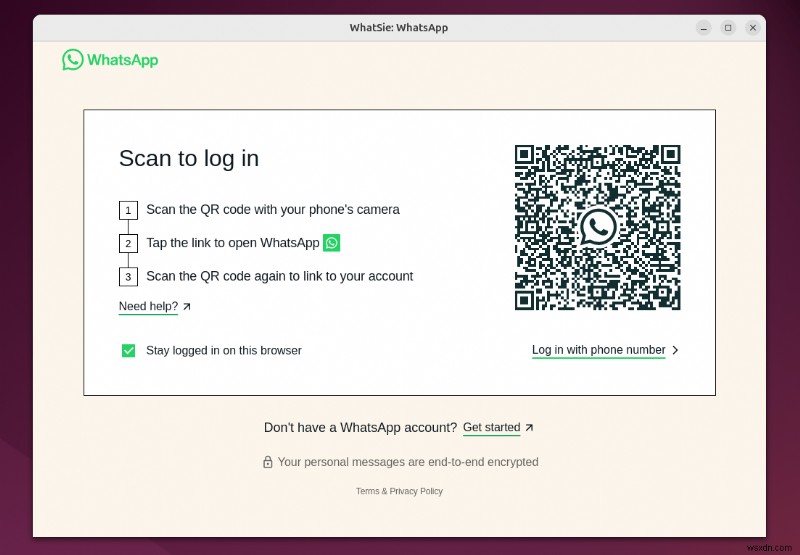 Cách chạy WhatsApp liền mạch trên Linux dưới dạng ứng dụng gốc 