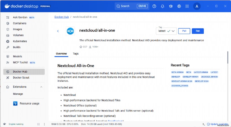 Cài đặt an toàn Nextcloud AIO trên Ubuntu:Hướng dẫn từng bước hoàn chỉnh 