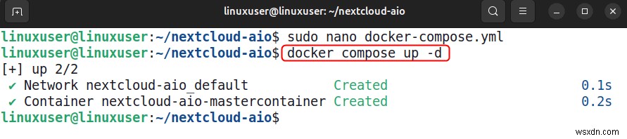 Cài đặt an toàn Nextcloud AIO trên Ubuntu:Hướng dẫn từng bước hoàn chỉnh 